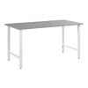 Office Desks*Bush Business Furniture Hustle 60"W Computer Desk with Metal Legs, Platinum Gray (HUD160PG)