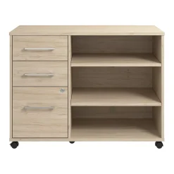 File Cabinets*Bush Business Furniture Hustle Office Storage Cabinet with Wheels, Natural Elm (HUF140NE)