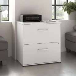 File Cabinets*Bush Business Furniture Hustle 2 Drawer Lateral File Cabinet, White (HUF130WH)