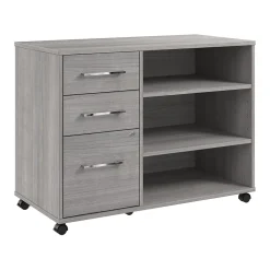 File Cabinets*Bush Business Furniture Hustle Office Storage Cabinet with Wheels, Platinum Gray (HUF140PG)