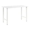 Office Desks*Bush Business Furniture Hustle 48"W Computer Desk with Metal Legs, White (HUD148WH)