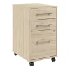 File Cabinets*Bush Business Furniture Hustle 3 Drawer Mobile File Cabinet, Natural Elm (HUF116NE)