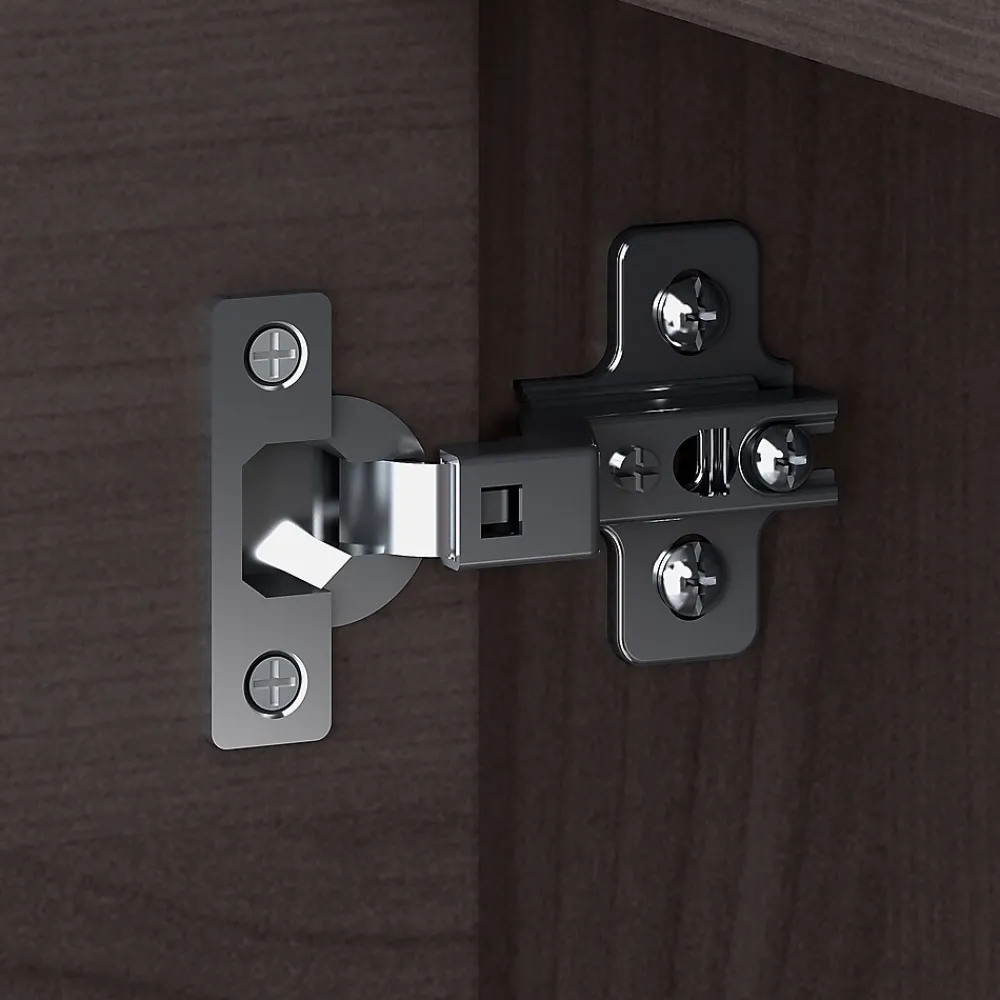 Bookcases*Bush Business Furniture Jamestown 66.12"H 5-Shelf Bookcase with Adjustable Shelves, Storm Gray Laminated Wood (JTB136SG)