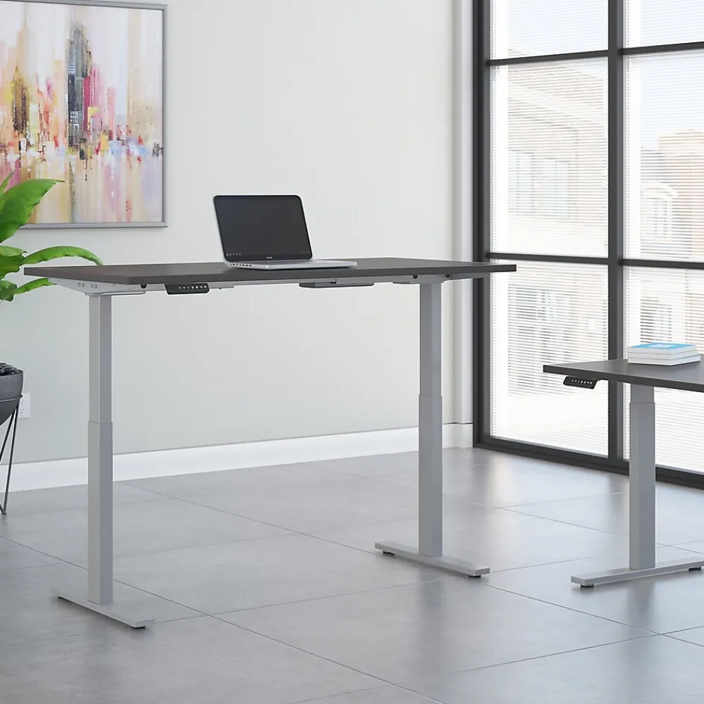 Standing Desks*Bush Business Furniture Move 60 Series 60"W Electric Height Adjustable Standing Desk, Storm Gray (M6S6030SGSK)