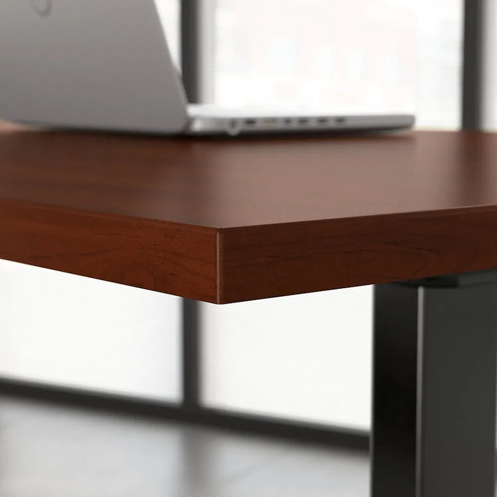 Standing Desks*Bush Business Furniture Move 60 Series 48"W Electric Height Adjustable Standing Desk, Hansen Cherry (M6S4824HCBK)