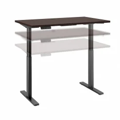 Standing Desks*Bush Business Furniture Move 60 Series 48"W Electric Height Adjustable Standing Desk, Mocha Cherry (M6S4824MRBK)