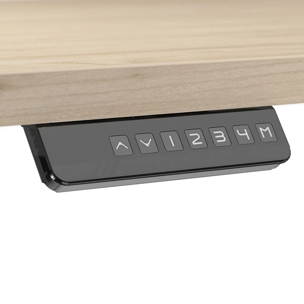 Standing Desks*Bush Business Furniture Move 60 Series 60"W Electric Adjustable Standing Desk, (M6S6030NESK) Natural Elm/Cool Gray Metallic