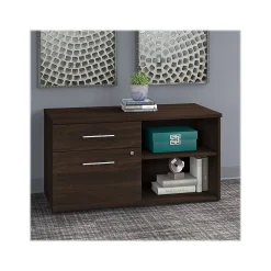 Storage Cabinets*Bush Business Furniture Office 500 23.2" Storage Cabinet with 2 Shelves, Black Walnut (OFS145BW)
