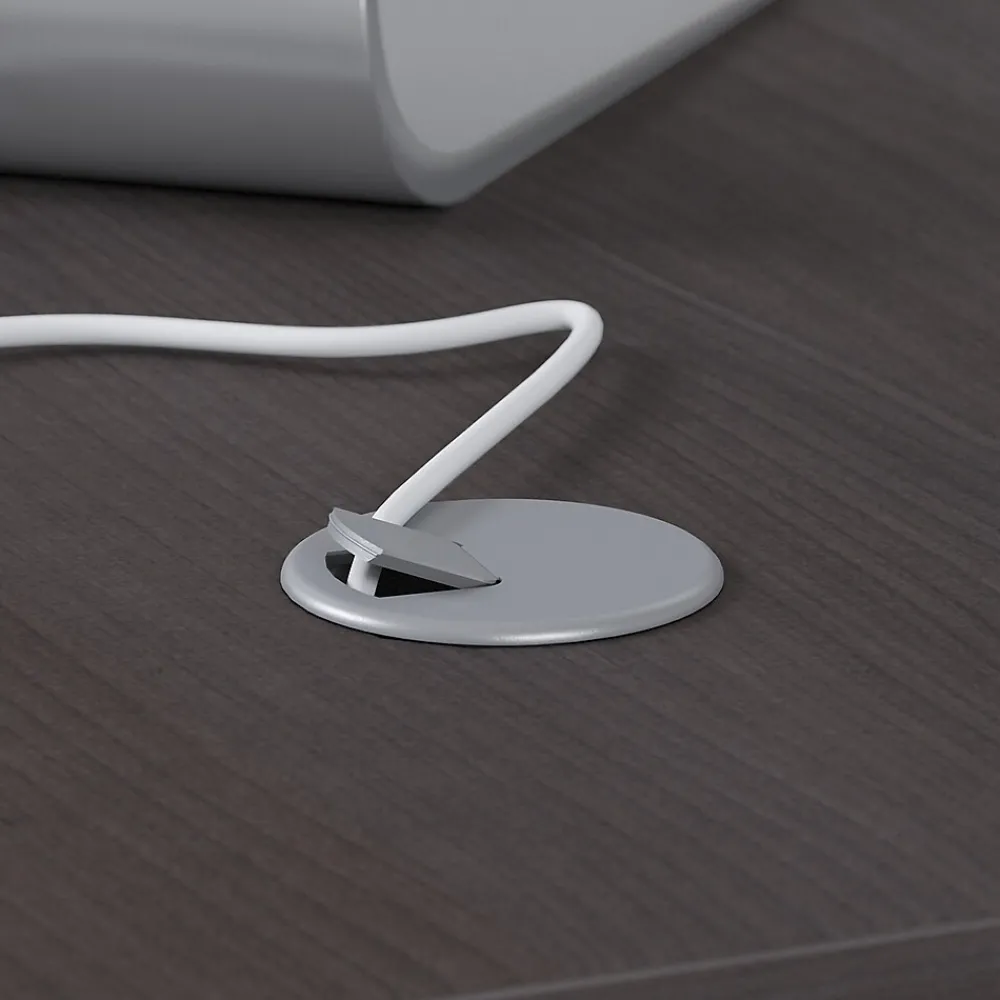 Computer Desks*Bush Business Furniture Studio C 72"W Office Desk with Mobile File Cabinet, (STC013SG) Storm Gray