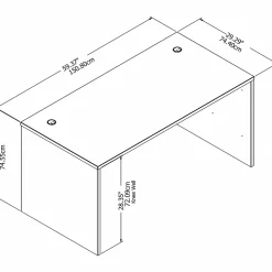 Computer Desks*Bush Business Furniture Studio C 60
