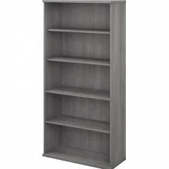 Bookcases*Bush Business Furniture Studio C 5 Shelf Bookcase, (SCB136PG) Platinum Gray