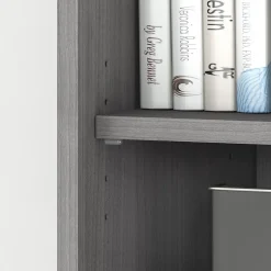 Bookcases*Bush Business Furniture Studio C 5 Shelf Bookcase, (SCB136PG) Platinum Gray