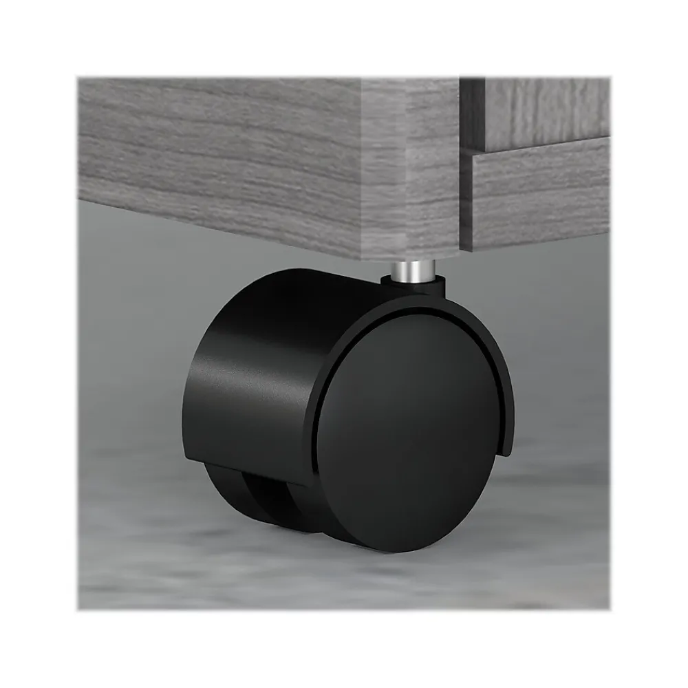 Computer Desks*Bush Business Furniture Studio C 72"W U Shaped Desk with Mobile File Cabinet, (STC004PGSU) Platinum Gray