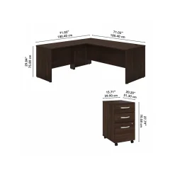 L-Desks*Bush Business Furniture Studio C 72