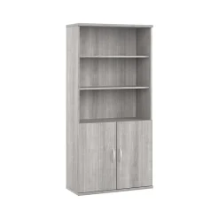 Bookcases*Bush Business Furniture Studio A 73"H 5-Shelf Bookcase with Adjustable Shelves, Laminated Wood (STA010PG) Platinum Gray