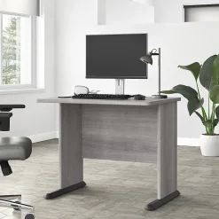 Office Desks*Bush Business Furniture Studio A 36"W Small Computer Desk, (SDD136PG) Platinum Gray