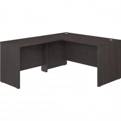 L-Desks*Bush Business Furniture Studio C 60"W L Shaped Desk with Return, (STC050SG) Storm Gray