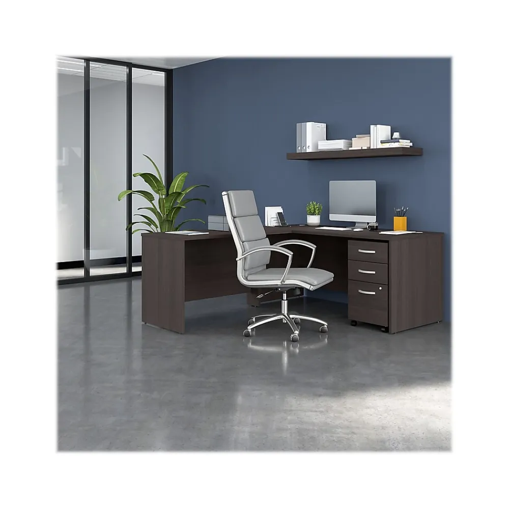 Computer Desks*Bush Business Furniture Studio C 66"W Office Desk, Storm Gray (SCD166SG)