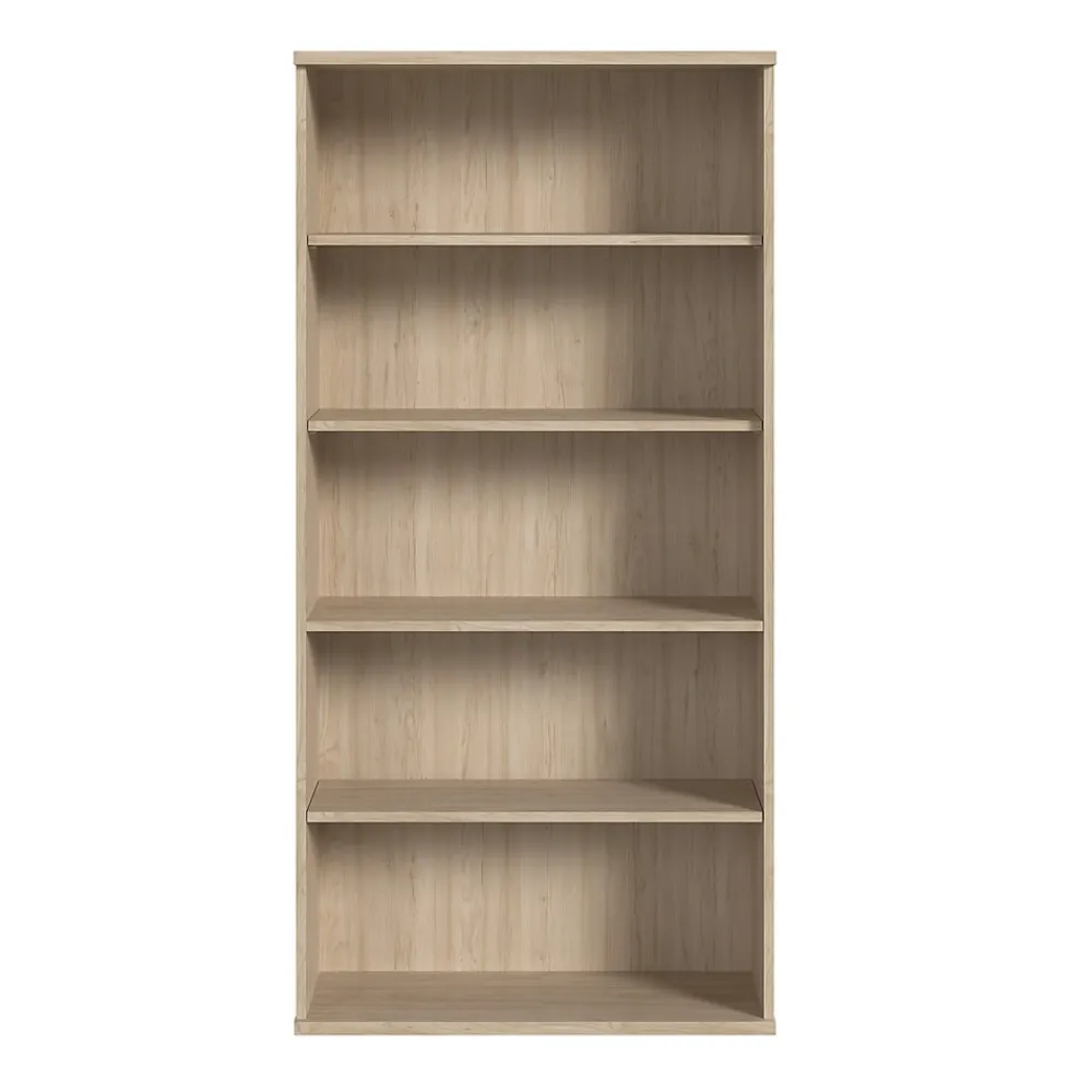 Bookcases*Bush Business Furniture Studio C Tall 5 Shelf Bookcase, Natural Elm (SCB136NE)