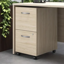 File Cabinets*Bush Furniture Bush Business Furniture Studio C 2 Drawer Mobile File Cabinet, Natural Elm (SCF116NESU)