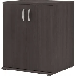 Storage Cabinets*Bush Business Furniture Universal 34" Floor Storage Cabinet with 2 Shelves, Storm Gray (UNS128SG)