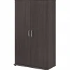 Storage Cabinets*Bush Business Furniture Universal 62" Tall Storage Cabinet with Doors and 5 Shelves, Storm Gray (UNS136SGK)