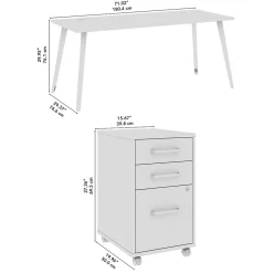 Office Desks*Bush Business Furniture Vista 72