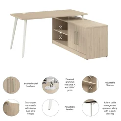 L-Desks*Bush Business Furniture Vista 60
