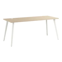 Office Desks*Bush Business Furniture Vista 72"W Computer Desk, Natural Elm (VSD172NE)