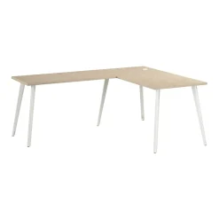 L-Desks*Bush Business Furniture Vista 60"W L Shaped Desk, Natural Elm (VST004NE)