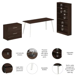 Office Desks*Bush Business Furniture Vista 72