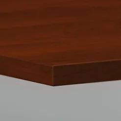 Conference Room Tables*Bush Business Furniture 120W x 48D Boat Shaped Conference Table with Wood Base, (99TB12048HCK) Hansen Cherry