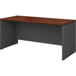 Corner Desks*Bush Business Furniture Westfield 66W x 30D Office Desk, Hansen Cherry/Graphite Gray (WC24442A)