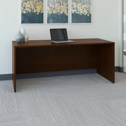 Computer Desks*Bush Business Furniture Westfield 72"W Office Desk, Mocha Cherry (WC12936)