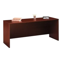 Office Desks*Bush Business Furniture Westfield 72"W Credenza Desk, Mahogany (WC36726)