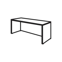 Office Desks*Bush Business Furniture Westfield 72"W Credenza Desk, Mahogany (WC36726)