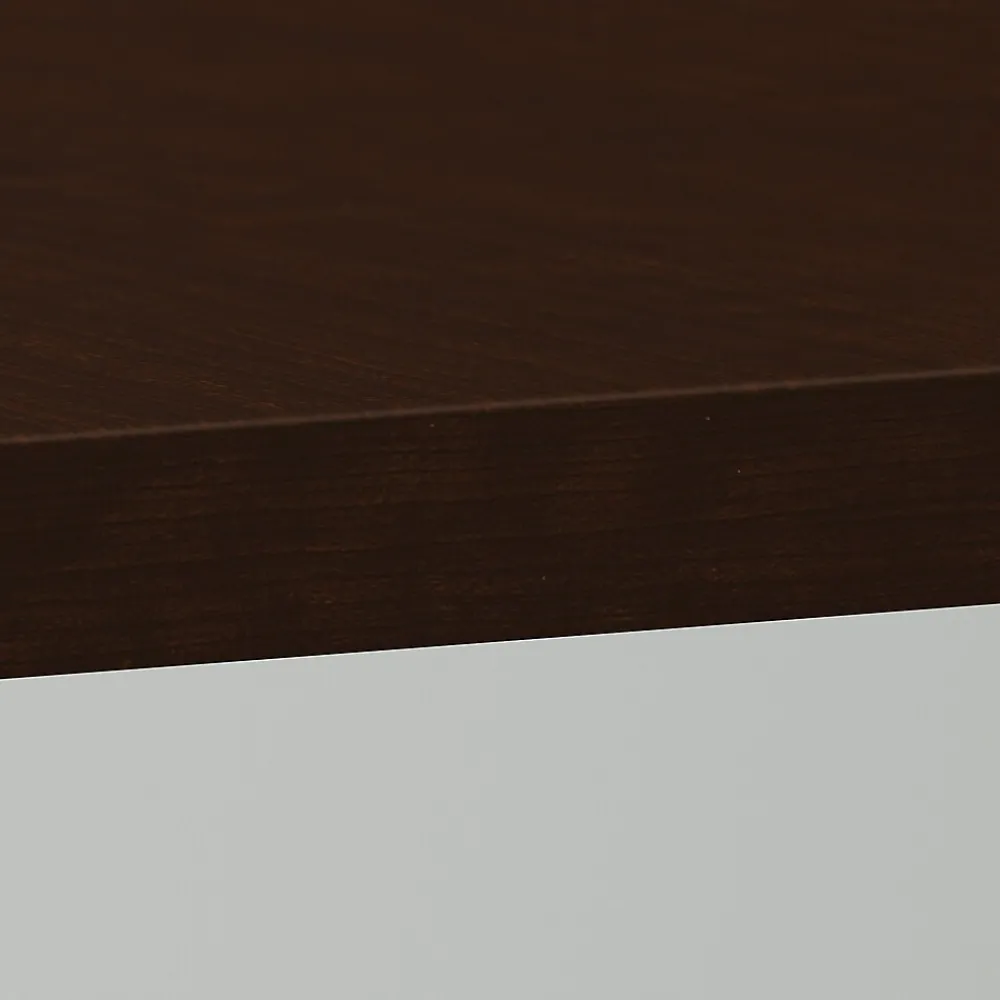 Conference Room Tables*Bush Business Furniture 42W Round Conference Table with Wood Base, (99TB42RMR) Mocha Cherry