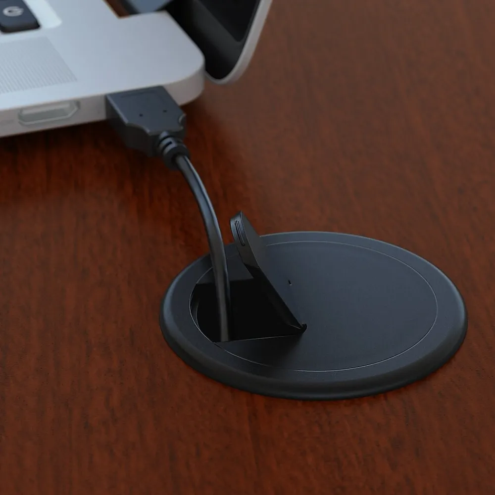 Computer Desks*Bush Business Furniture Westfield 60W x 24D Office Desk with Mobile File Cabinet, (SRC025MASU) Mahogany