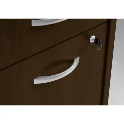 Computer Desks*Bush Business Furniture Westfield Desk w/ 2 Drawer Mobile Pedestal, (SRC028MRSU) Mocha Cherry