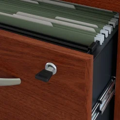 File Cabinets*Bush Business Furniture Westfield 2-Drawer Mobile Vertical File Cabinet, Letter/Legal Size, Lockable, (WC36752SU) Mahogany