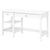 Computer Desks*Bush Furniture Broadview 54"W Computer Desk with Shelves, Pure White (BDD154WH-03)