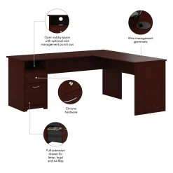 L-Desks*Bush Furniture Cabot 72