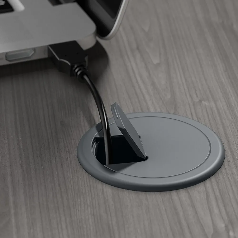 L-Desks*Bush Furniture Cabot 60"W Wood L-Shaped Computer Desk, (WC31330K) Modern Gray