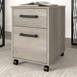 File Cabinets*Bush Furniture City Park 2 Drawer Mobile File Cabinet, (CPF116DG-03) Driftwood Gray