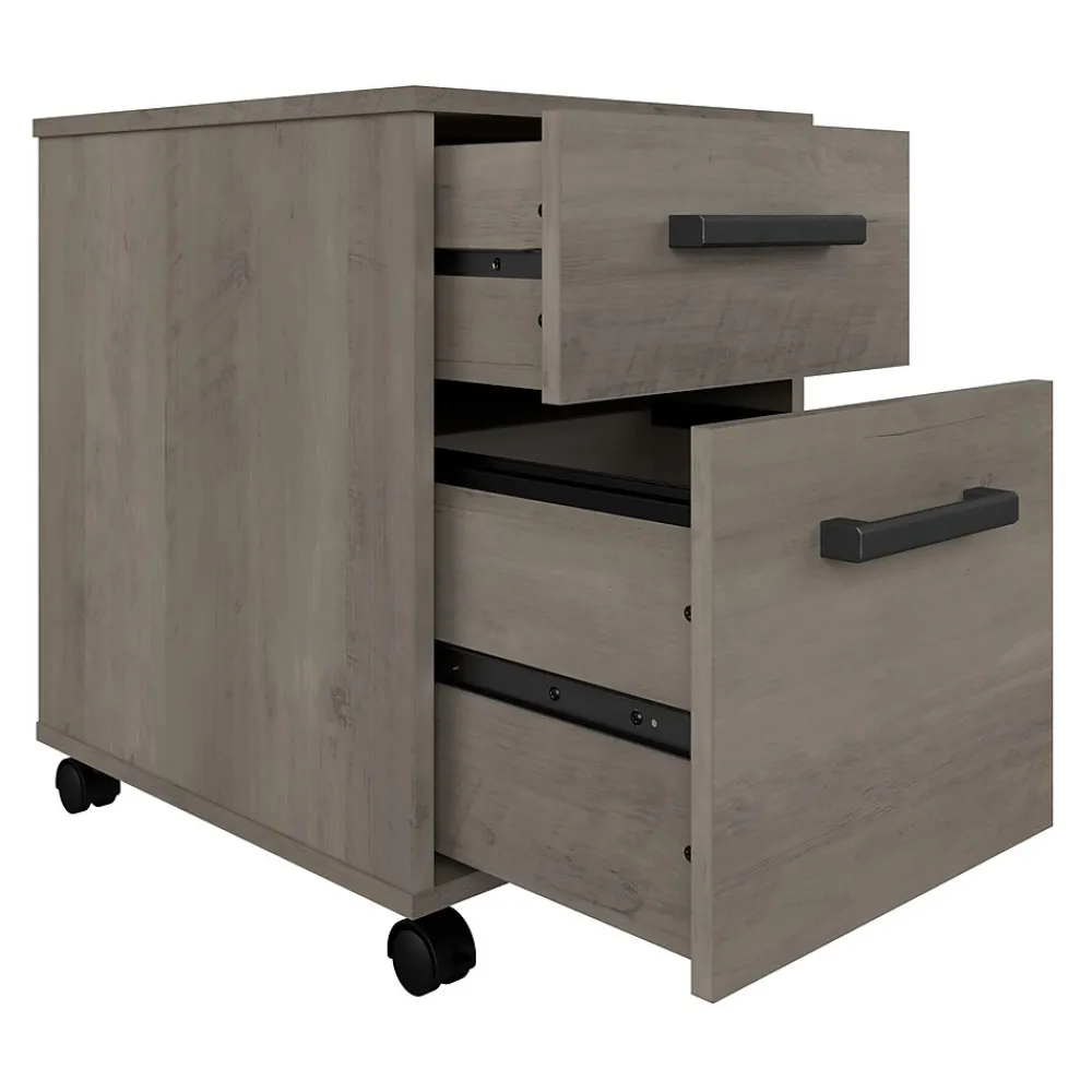 File Cabinets*Bush Furniture City Park 2 Drawer Mobile File Cabinet, (CPF116DG-03) Driftwood Gray