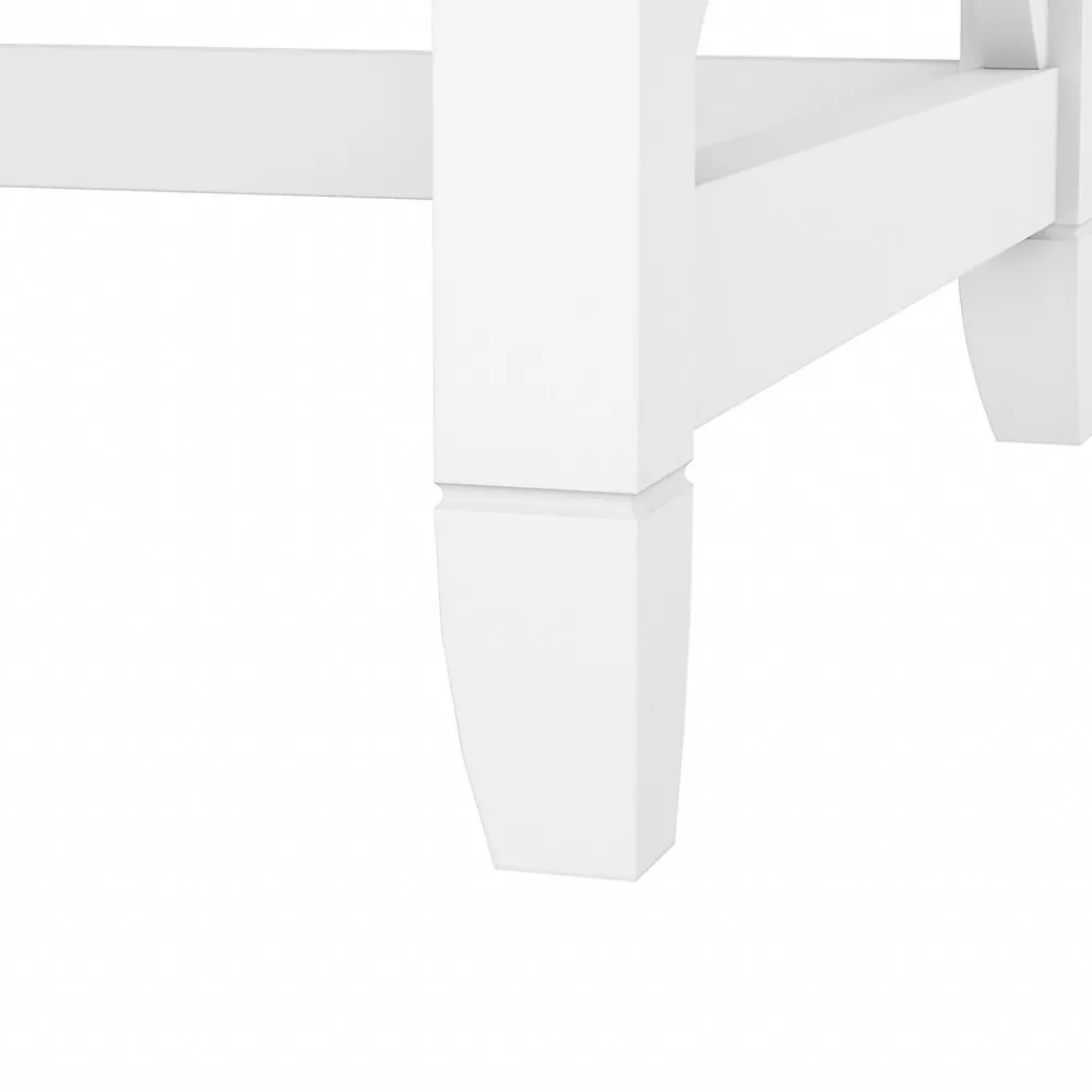 L-Desks*Bush Furniture Key West 60" L-Shaped Desk with Mid-Back Tufted Office Chair, Shiplap Gray/Pure White (KWS045G2W)