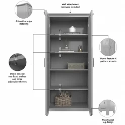 Storage Cabinets*Bush Furniture Key West 66