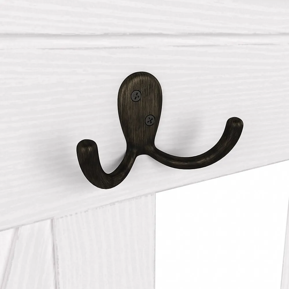 Storage Cabinets*Bush Furniture Key West 66" Hall Tree with Shoe Storage Bench, Pure White Oak (KWS166WT-03)