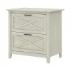 File Cabinets*Bush Furniture Key West 2-Drawer Lateral File Cabinet, Letter/Legal, Linen White Oak, 30" (KWF130LW-03)