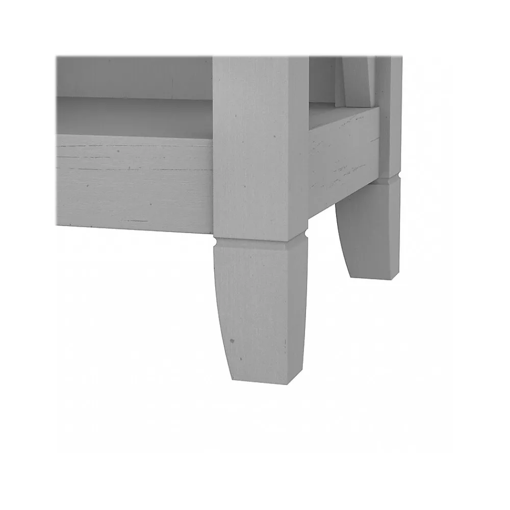 Bookcases*Bush Furniture Key West 66"H 5-Shelf Bookcase with Adjustable Shelves, Cape Cod Gray Laminated Wood (KWB132CG-03)